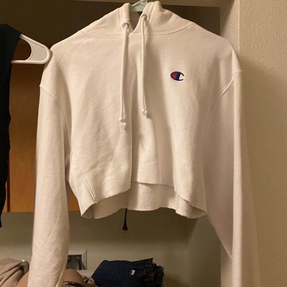 Champion cropped hoodie reverse weave